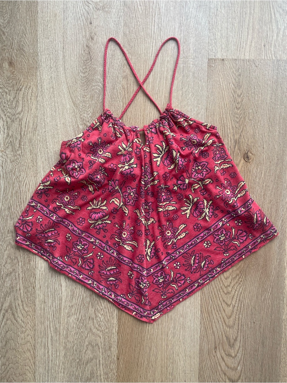 American Eagle Bandana Paisley Tank Top